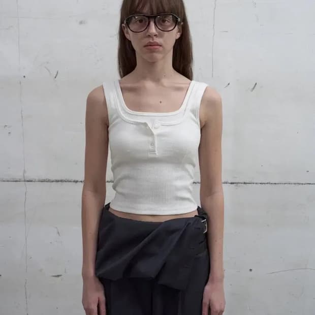 LCDCTM 더블레이어드 탱크 탑 나시