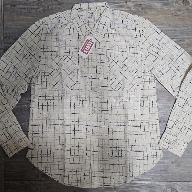 리바이스 LVC 1950'S 숏혼 셔츠 코발트 블루 S