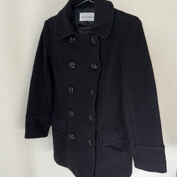 빈티지 울 혼방 코트