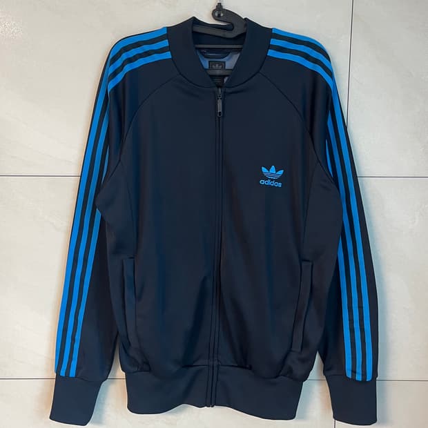 아디다스 파이어버드 네이비, 스카이블루 져지 [S]