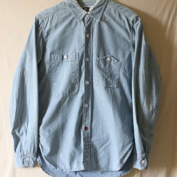 엔지니어드가먼츠 올드라벨 샴브레이 셔츠S