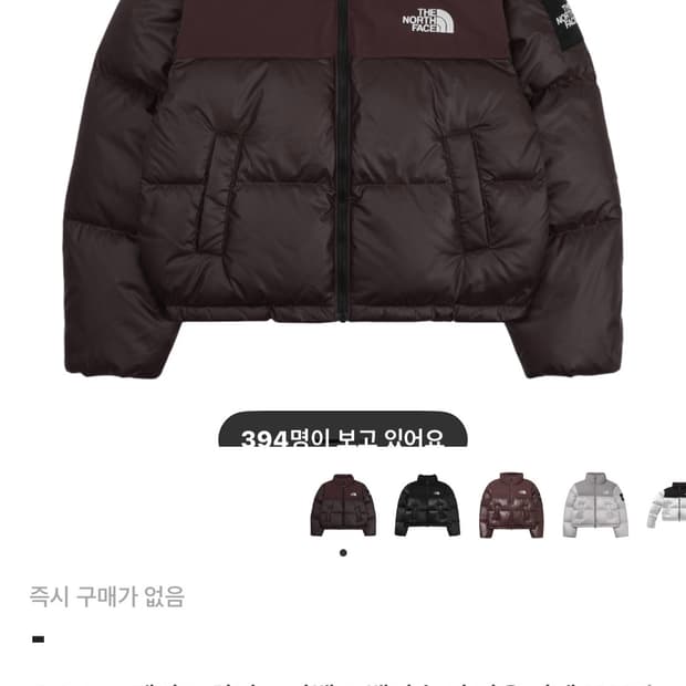 노스페이스 눕시 코코아 브라운 s