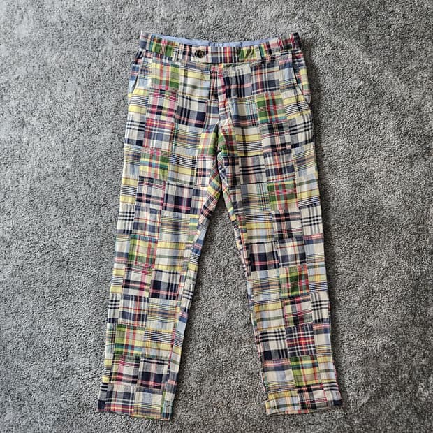 [무료배송] Brooks Brothers 체크 패턴 바지