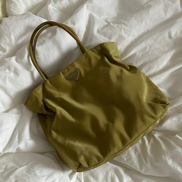 프라다 나일론 토트백