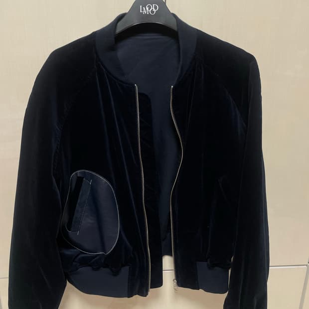 타이핑미스테이크 벨벳 자켓 L