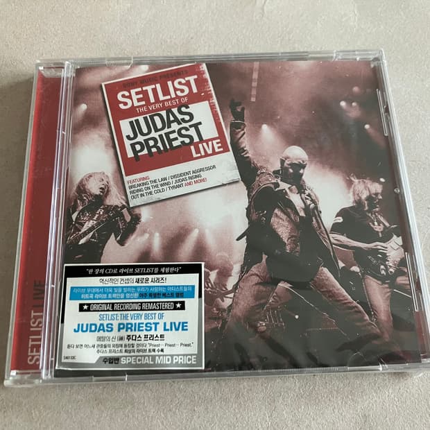 주다스프리스트 Judas Priest 히트곡 라이브 베스트 미개봉 CD