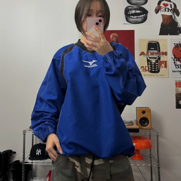 미즈노 재팬 00s 웜업 자켓