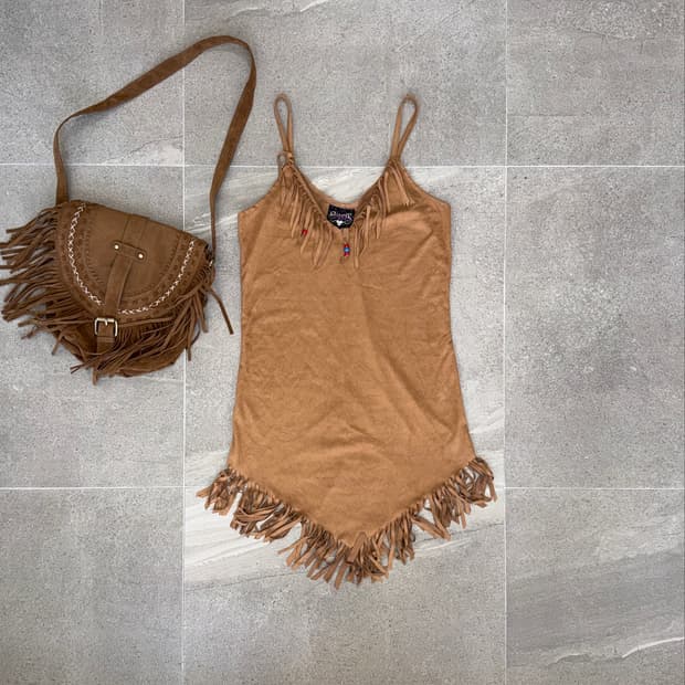Camel western fringe mini ops