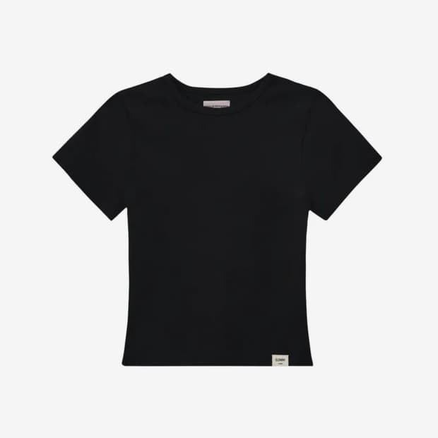 글로니(glowny) G BABY TEE 베이비 티 블랙 젤라또