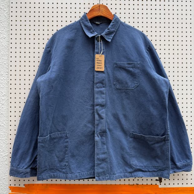 OLD VINTAGE HAIRY WASHED 빈티지 프렌치워크자켓