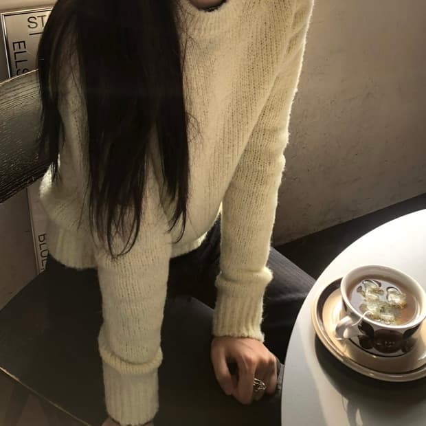 Auralee 오라리 모헤어니트 라임