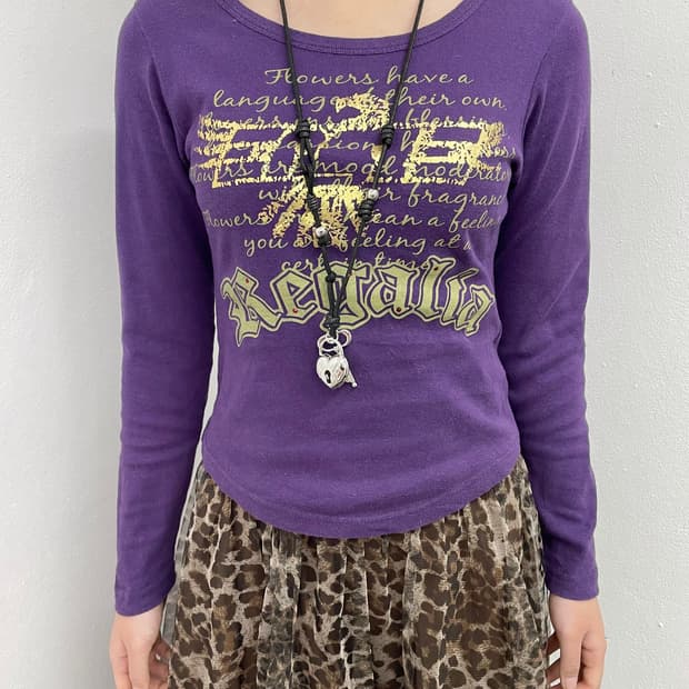 펑크 레터링 큐빅 슬리브