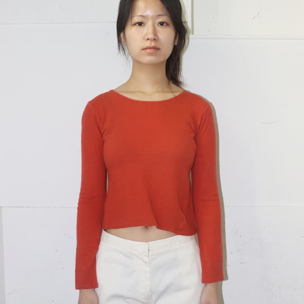 마틴 마르지엘라 by 미스 디애나 90s No.6 라나울 크롭 롱슬리브