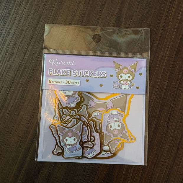 산리오 조각스티커(쿠로미