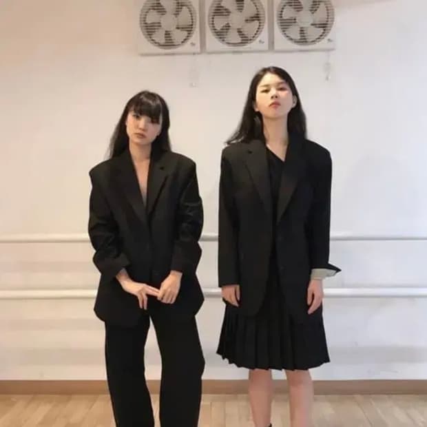 에옹쓰 가든 오버사이즈 자켓