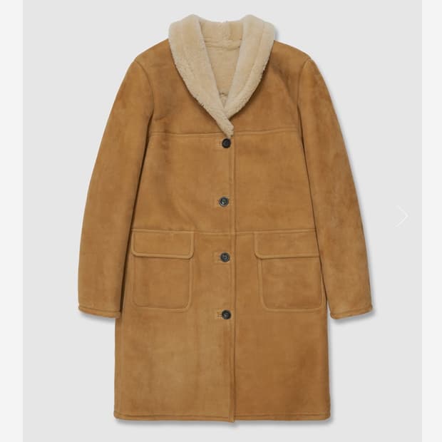 새상품) 얼바닉30 retro shearling coat / 시어링 코트