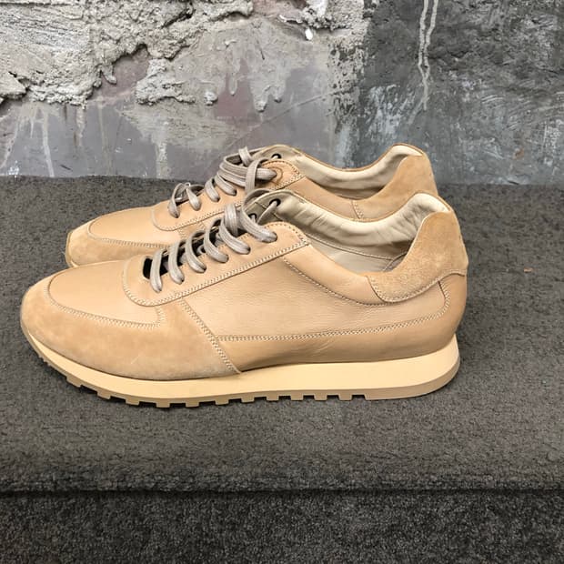 time homme x sturlini 레더 스니커즈