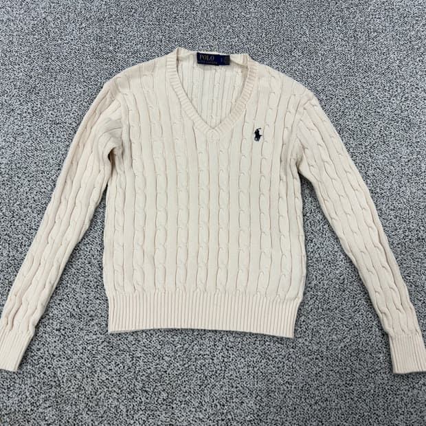 폴로 랄프로렌 꽈배기니트