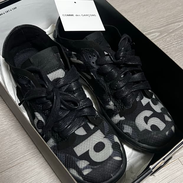 (W) 나이키 x 꼼데가르송 덩크 로우 프린트