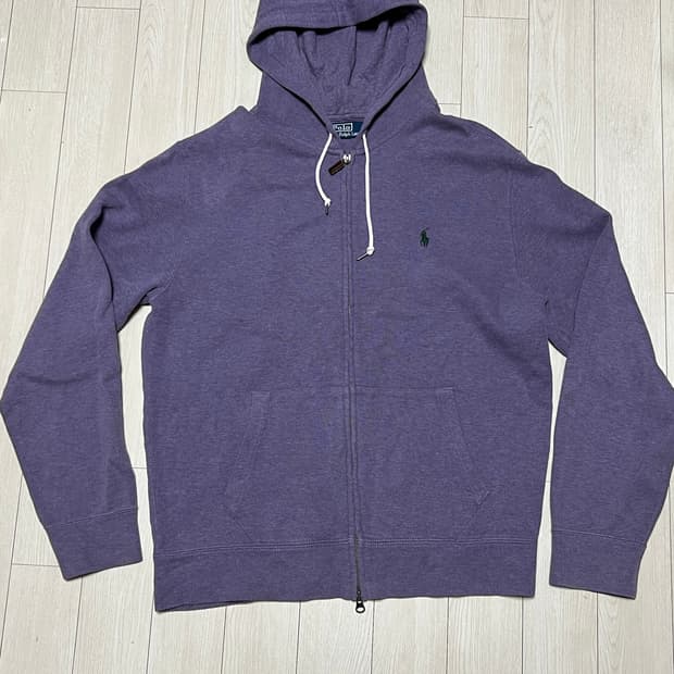 90s폴로랄프로렌포니로고코튼니트후드짚업 XL