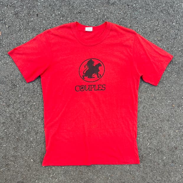 [S] 80s “Couples” 빈티지 티셔츠