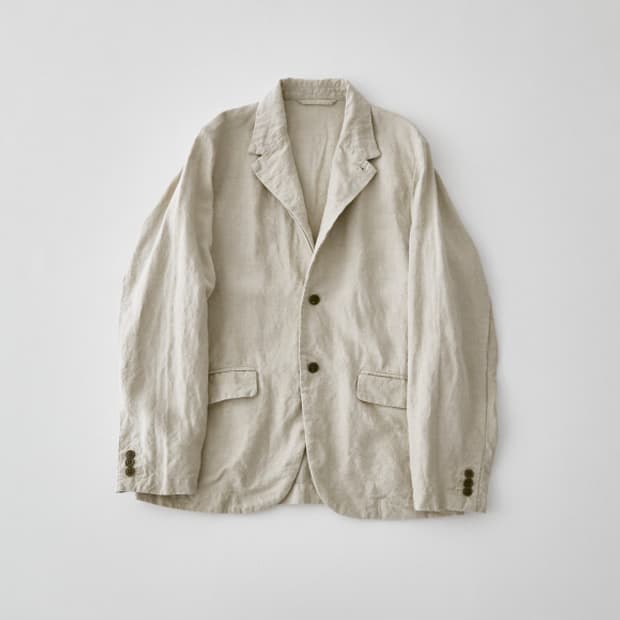 네스트로브컨팩트 인터라이닝 린넨 자켓