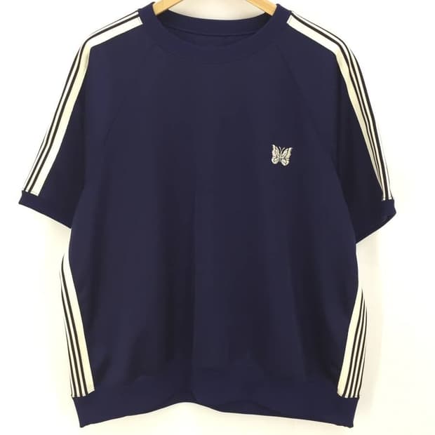 니들스 크루넥 반팔 네이비 xl