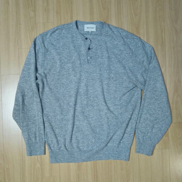 아트이프액츠 헨리넥 니트 클라우드 XL