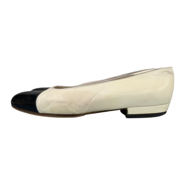 샤넬 투톤 플랫슈즈 36(230) (Gr-3294)