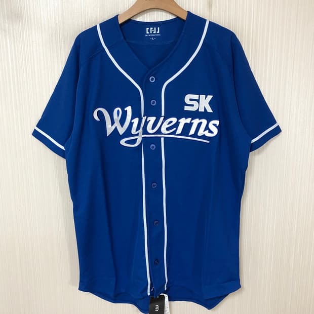 KBO SK와이번스 20시즌 로얄블루 올드 레트로유니폼/져지 L