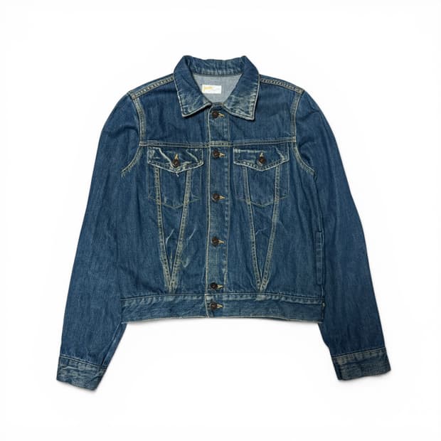 Vintage Washed Denim Trucker Jacket
