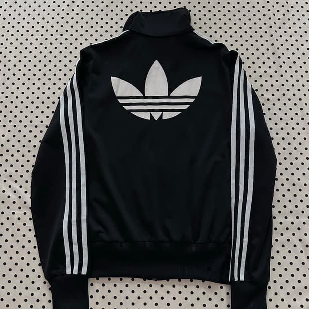 아디다스 파이어버드 트랙탑 불꽃 백로고 져지