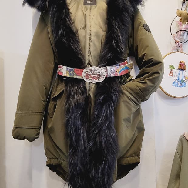 비짓인뉴욕 오리털 야상