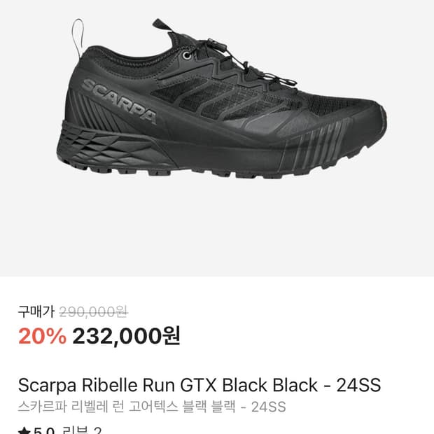 스카르파 리벨레 런 GTX