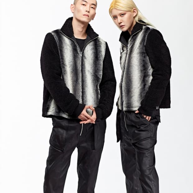 디세미콜론 그라데이션 후리스(플리츠 점퍼) 팝니다.