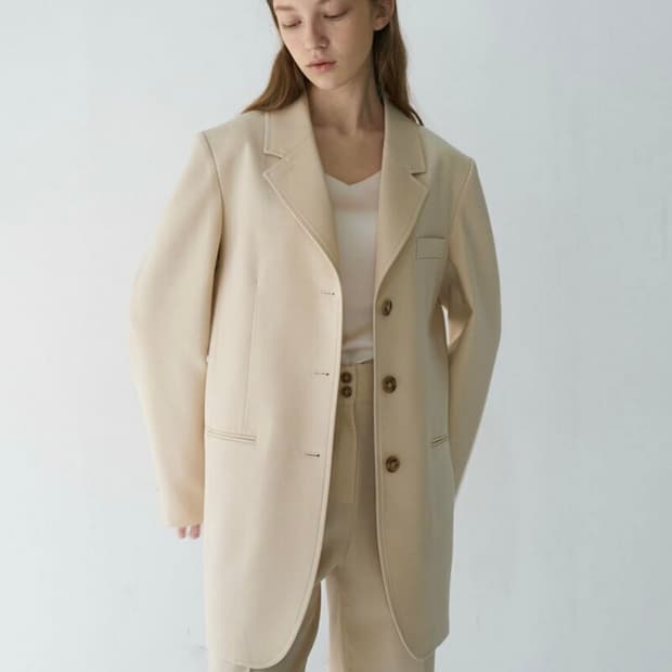 [마론에디션] 오버핏 울 자켓(울60/정가20만원)