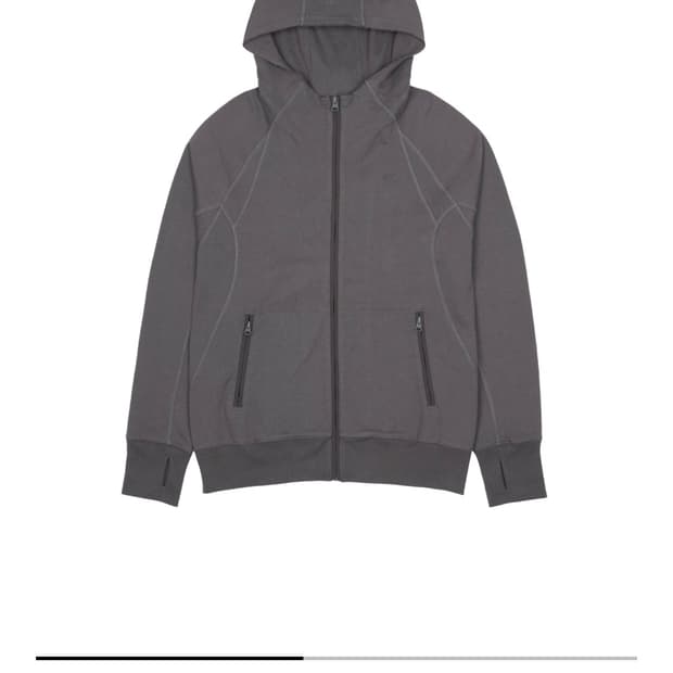 (구해요)산산기어 슬링 후드집업 차콜