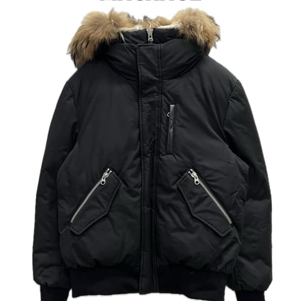 (42) 맥케이지 딕슨 16FW  노르딕 테크 다운 봄버 내츄럴 퍼 블랙