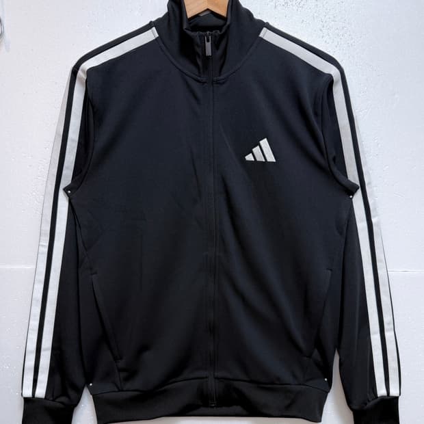 아디다스 삼선 트랙탑 집업 S 블랙 져지 트레이닝 자켓