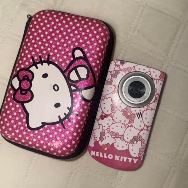 헬로키티 캠코더 디지털 카메라