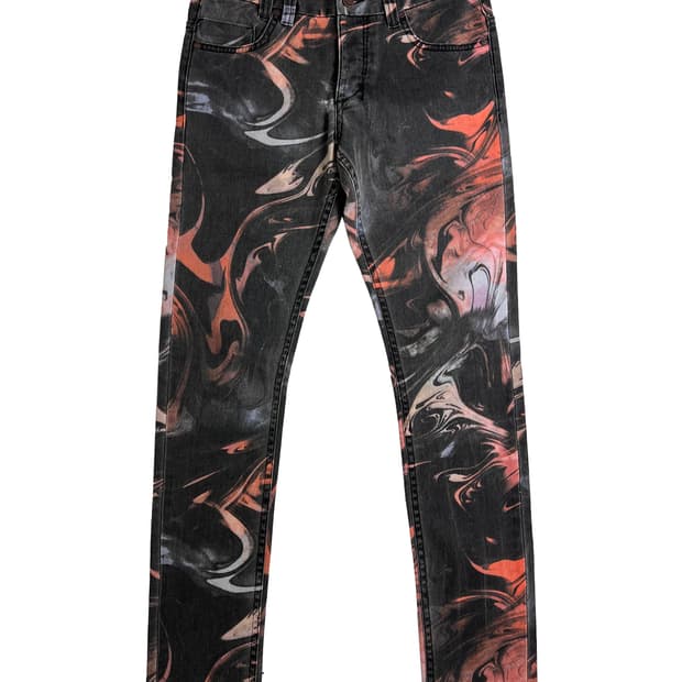 빔즈 콜라보 워싱 데님