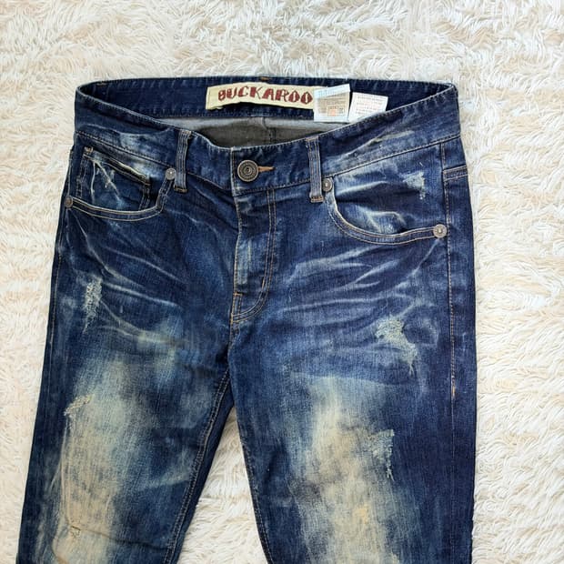 버커루 청바지 34사이즈 인디고