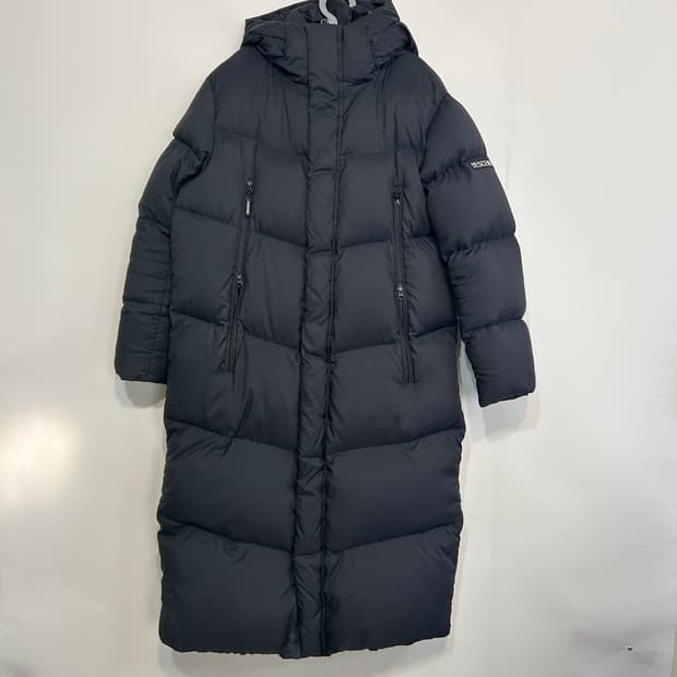 데상트 남성 구스다운 롱패딩 100