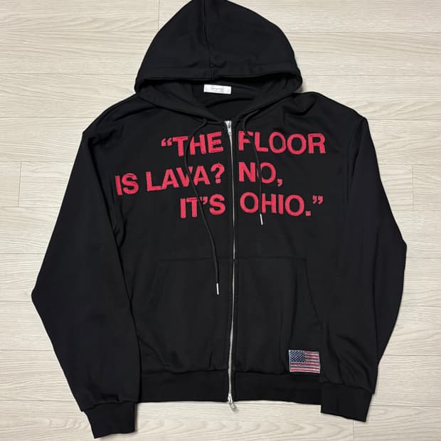 오아시스 보세 후드집업