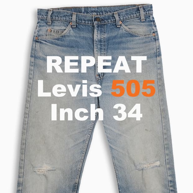 리바이스 505 오렌지탭 중청 90s USA 34인치 OR50536178