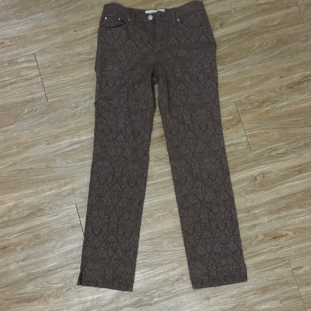 베르사체 여성 브라운 팬츠