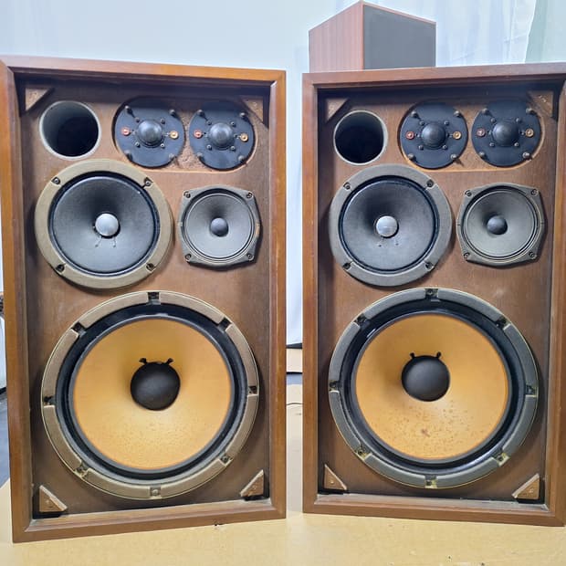 산수이 SANSUI SP-2002 궤짝 빈티지 스피커 12인치 대형 카페