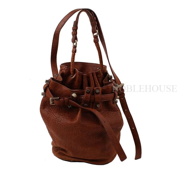 알렉산더왕 디에고 버켓 진브라운 숄더백