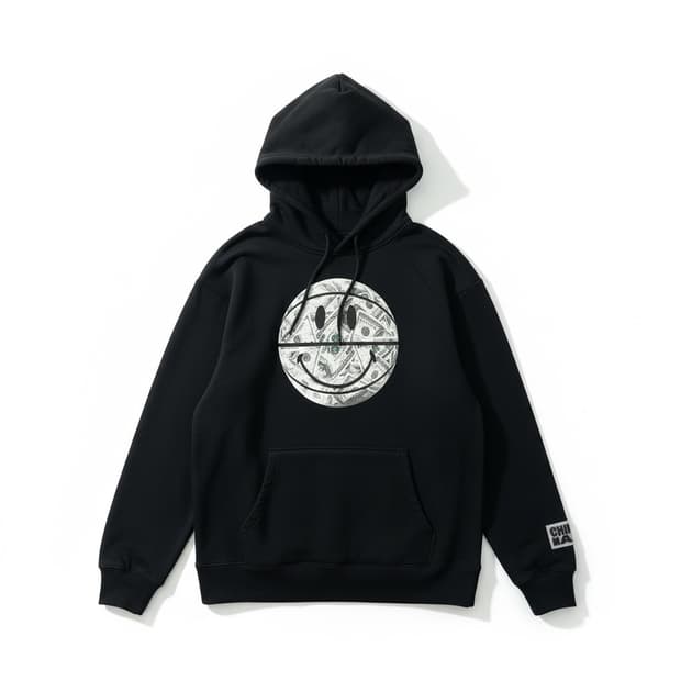 Chinatown Market(차이나타운 마켓) 블랙 스마일 후드티