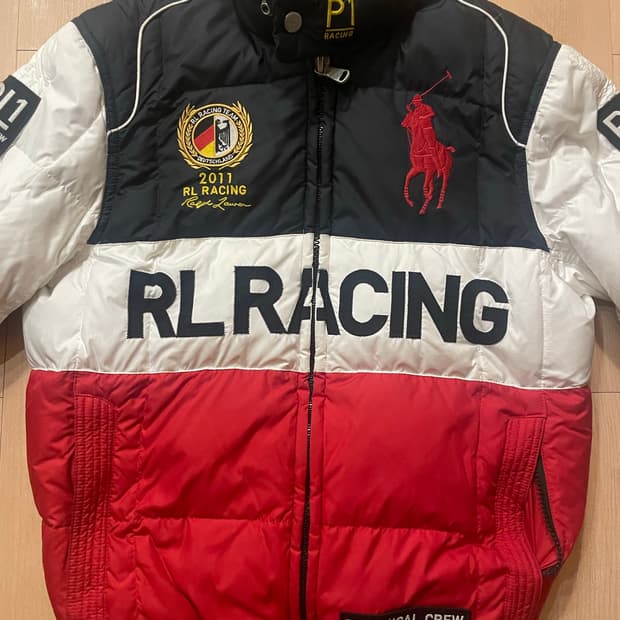 폴로 빅포니 레이싱 패딩 s